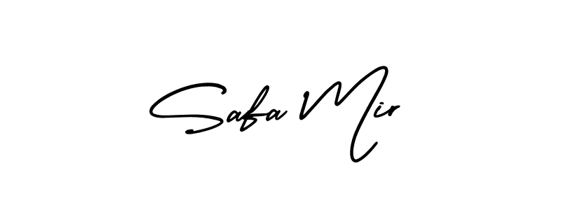 Create a beautiful signature design for name Safa Mir. With this signature (AmerikaSignatureDemo-Regular) fonts, you can make a handwritten signature for free. Safa Mir signature style 3 images and pictures png