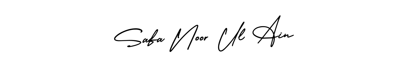 You can use this online signature creator to create a handwritten signature for the name Safa Noor Ul Ain. This is the best online autograph maker. Safa Noor Ul Ain signature style 3 images and pictures png