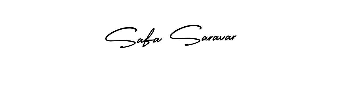 How to make Safa Saravar signature? AmerikaSignatureDemo-Regular is a professional autograph style. Create handwritten signature for Safa Saravar name. Safa Saravar signature style 3 images and pictures png