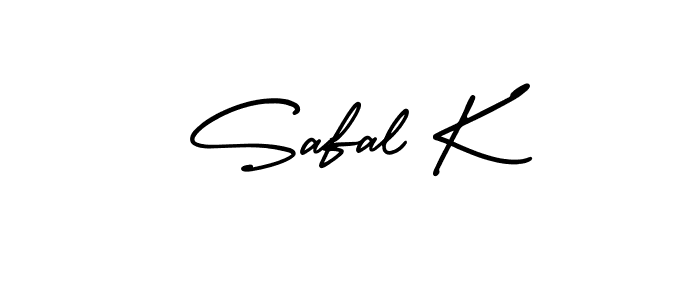 How to Draw Safal K signature style? AmerikaSignatureDemo-Regular is a latest design signature styles for name Safal K. Safal K signature style 3 images and pictures png