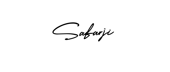 How to Draw Safarji signature style? AmerikaSignatureDemo-Regular is a latest design signature styles for name Safarji. Safarji signature style 3 images and pictures png