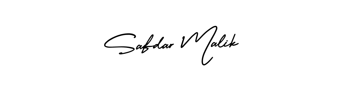 You should practise on your own different ways (AmerikaSignatureDemo-Regular) to write your name (Safdar Malik) in signature. don't let someone else do it for you. Safdar Malik signature style 3 images and pictures png