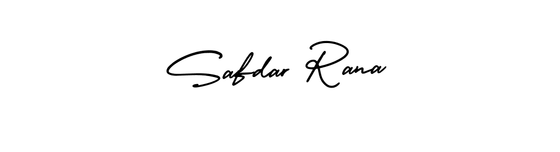 It looks lik you need a new signature style for name Safdar Rana. Design unique handwritten (AmerikaSignatureDemo-Regular) signature with our free signature maker in just a few clicks. Safdar Rana signature style 3 images and pictures png