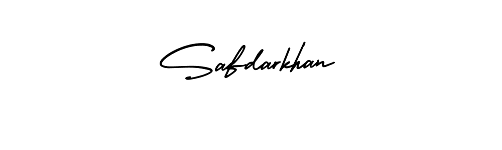 How to Draw Safdarkhan signature style? AmerikaSignatureDemo-Regular is a latest design signature styles for name Safdarkhan. Safdarkhan signature style 3 images and pictures png