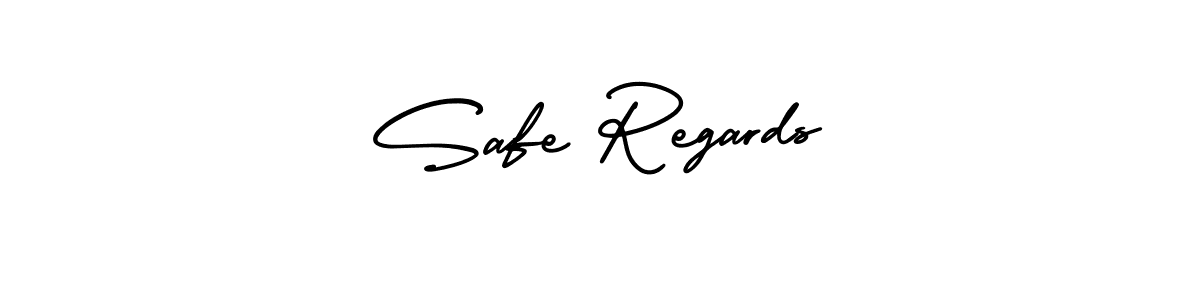 Design your own signature with our free online signature maker. With this signature software, you can create a handwritten (AmerikaSignatureDemo-Regular) signature for name Safe Regards. Safe Regards signature style 3 images and pictures png