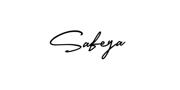 This is the best signature style for the Safeya name. Also you like these signature font (AmerikaSignatureDemo-Regular). Mix name signature. Safeya signature style 3 images and pictures png