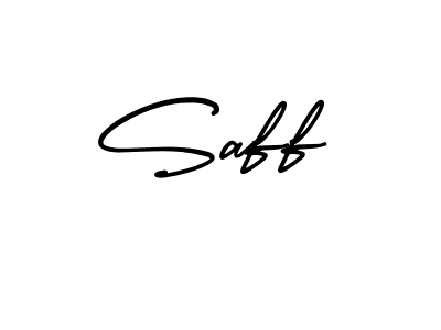 Make a beautiful signature design for name Saff. Use this online signature maker to create a handwritten signature for free. Saff signature style 3 images and pictures png