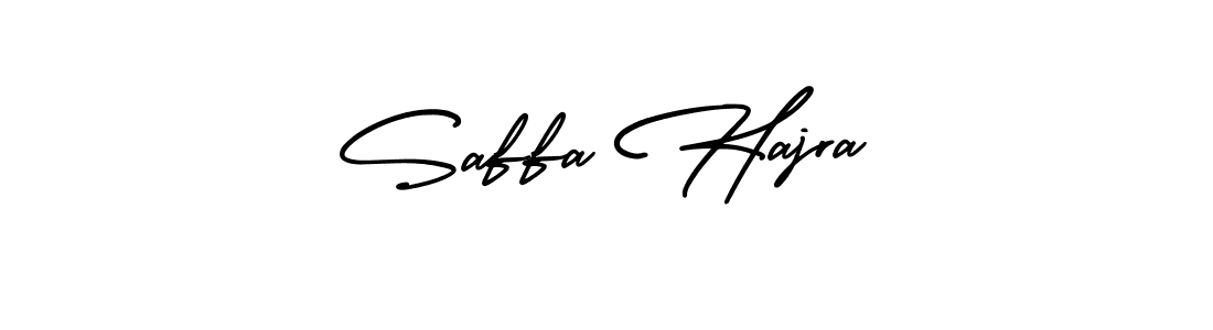 Create a beautiful signature design for name Saffa Hajra. With this signature (AmerikaSignatureDemo-Regular) fonts, you can make a handwritten signature for free. Saffa Hajra signature style 3 images and pictures png