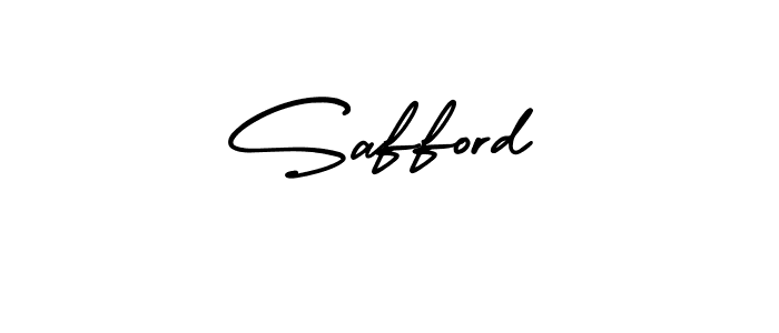 Safford stylish signature style. Best Handwritten Sign (AmerikaSignatureDemo-Regular) for my name. Handwritten Signature Collection Ideas for my name Safford. Safford signature style 3 images and pictures png