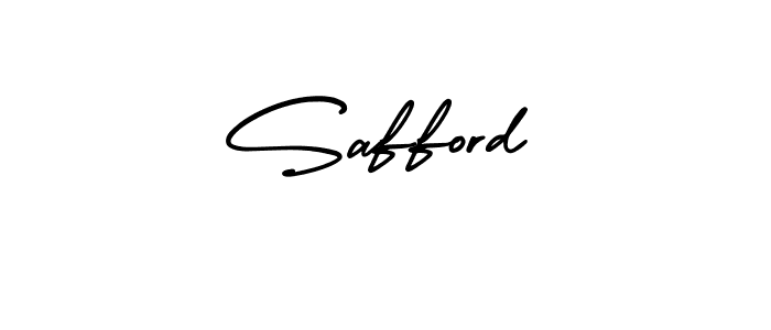 Create a beautiful signature design for name Safford. With this signature (AmerikaSignatureDemo-Regular) fonts, you can make a handwritten signature for free. Safford signature style 3 images and pictures png