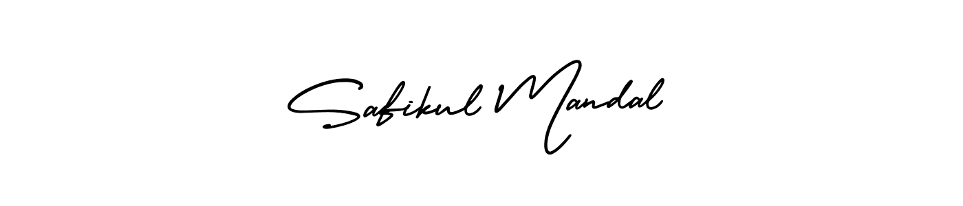 How to make Safikul Mandal signature? AmerikaSignatureDemo-Regular is a professional autograph style. Create handwritten signature for Safikul Mandal name. Safikul Mandal signature style 3 images and pictures png