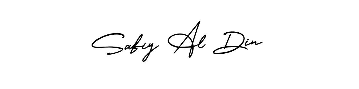 Make a beautiful signature design for name Safiy Al Din. With this signature (AmerikaSignatureDemo-Regular) style, you can create a handwritten signature for free. Safiy Al Din signature style 3 images and pictures png