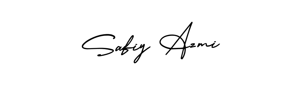 Create a beautiful signature design for name Safiy Azmi. With this signature (AmerikaSignatureDemo-Regular) fonts, you can make a handwritten signature for free. Safiy Azmi signature style 3 images and pictures png