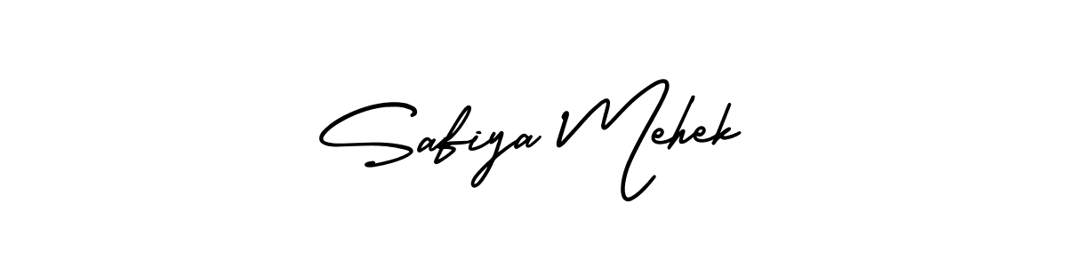 Best and Professional Signature Style for Safiya Mehek. AmerikaSignatureDemo-Regular Best Signature Style Collection. Safiya Mehek signature style 3 images and pictures png