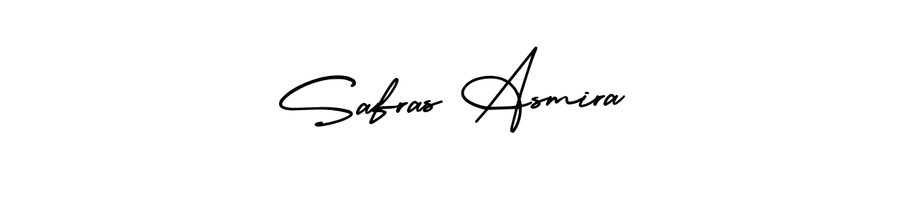 It looks lik you need a new signature style for name Safras Asmira. Design unique handwritten (AmerikaSignatureDemo-Regular) signature with our free signature maker in just a few clicks. Safras Asmira signature style 3 images and pictures png
