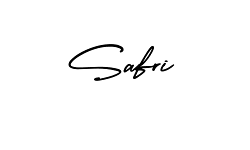 The best way (AmerikaSignatureDemo-Regular) to make a short signature is to pick only two or three words in your name. The name Safri include a total of six letters. For converting this name. Safri signature style 3 images and pictures png