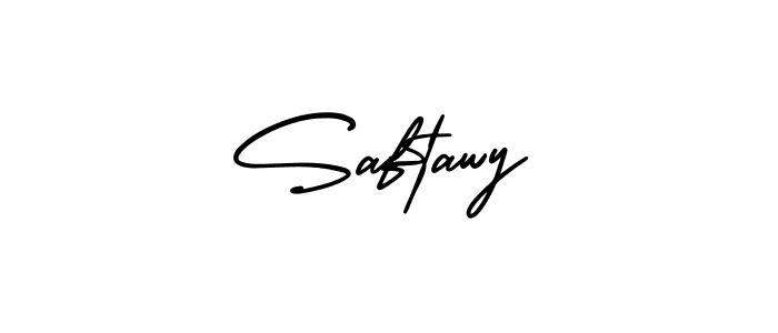 How to Draw Saftawy signature style? AmerikaSignatureDemo-Regular is a latest design signature styles for name Saftawy. Saftawy signature style 3 images and pictures png