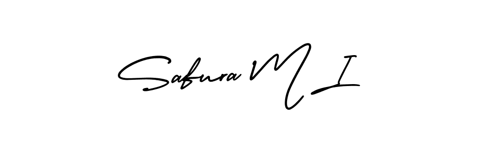 Make a beautiful signature design for name Safura M I. Use this online signature maker to create a handwritten signature for free. Safura M I signature style 3 images and pictures png