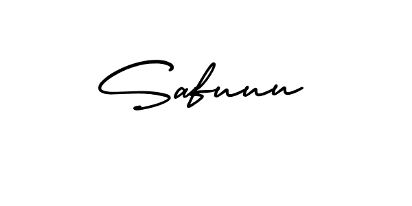 Make a beautiful signature design for name Safuuu. With this signature (AmerikaSignatureDemo-Regular) style, you can create a handwritten signature for free. Safuuu signature style 3 images and pictures png