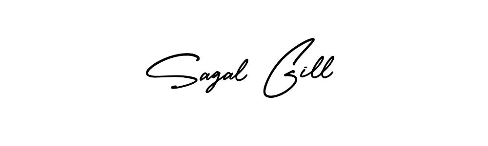 Use a signature maker to create a handwritten signature online. With this signature software, you can design (AmerikaSignatureDemo-Regular) your own signature for name Sagal Gill. Sagal Gill signature style 3 images and pictures png