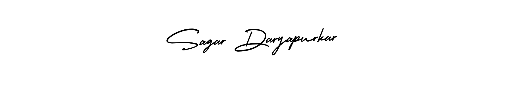 Also You can easily find your signature by using the search form. We will create Sagar Daryapurkar name handwritten signature images for you free of cost using AmerikaSignatureDemo-Regular sign style. Sagar Daryapurkar signature style 3 images and pictures png