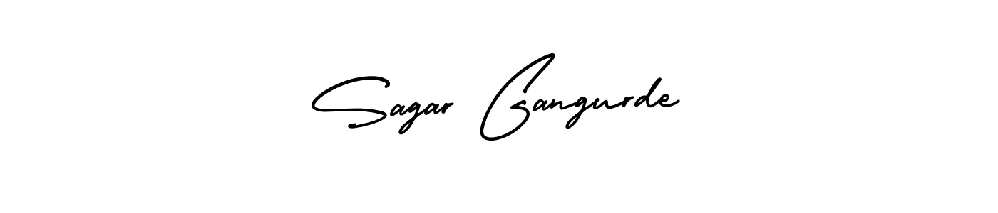 Create a beautiful signature design for name Sagar Gangurde. With this signature (AmerikaSignatureDemo-Regular) fonts, you can make a handwritten signature for free. Sagar Gangurde signature style 3 images and pictures png