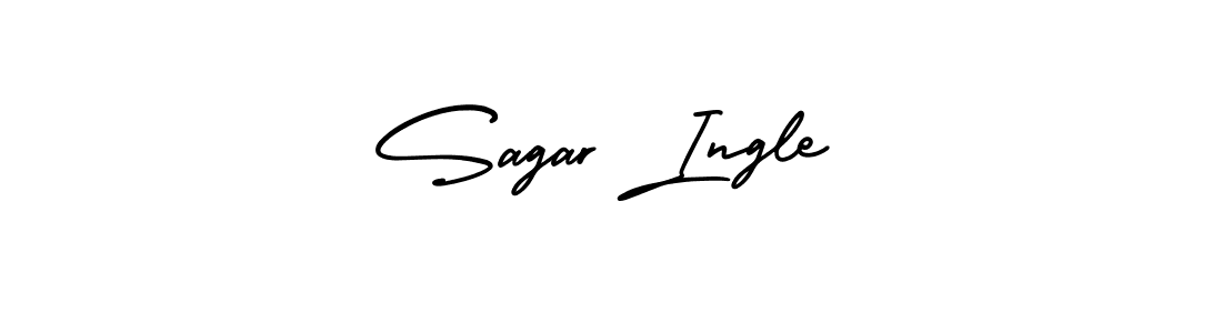 Use a signature maker to create a handwritten signature online. With this signature software, you can design (AmerikaSignatureDemo-Regular) your own signature for name Sagar Ingle. Sagar Ingle signature style 3 images and pictures png