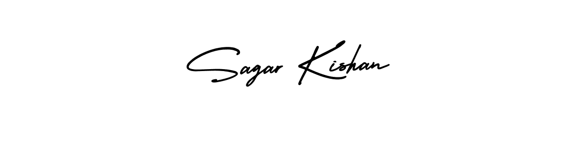 Also we have Sagar Kishan name is the best signature style. Create professional handwritten signature collection using AmerikaSignatureDemo-Regular autograph style. Sagar Kishan signature style 3 images and pictures png