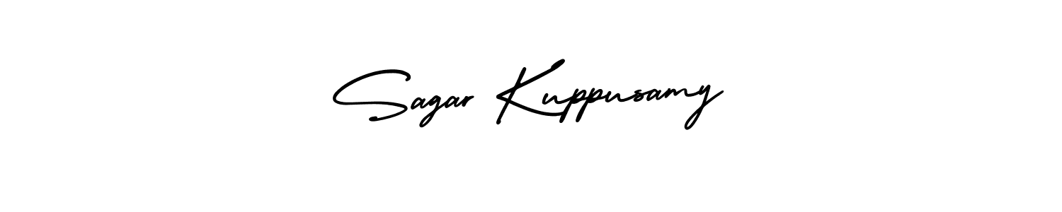 Design your own signature with our free online signature maker. With this signature software, you can create a handwritten (AmerikaSignatureDemo-Regular) signature for name Sagar Kuppusamy. Sagar Kuppusamy signature style 3 images and pictures png