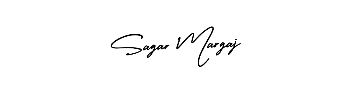 if you are searching for the best signature style for your name Sagar Margaj. so please give up your signature search. here we have designed multiple signature styles  using AmerikaSignatureDemo-Regular. Sagar Margaj signature style 3 images and pictures png