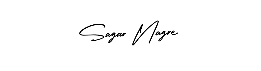 AmerikaSignatureDemo-Regular is a professional signature style that is perfect for those who want to add a touch of class to their signature. It is also a great choice for those who want to make their signature more unique. Get Sagar Nagre name to fancy signature for free. Sagar Nagre signature style 3 images and pictures png