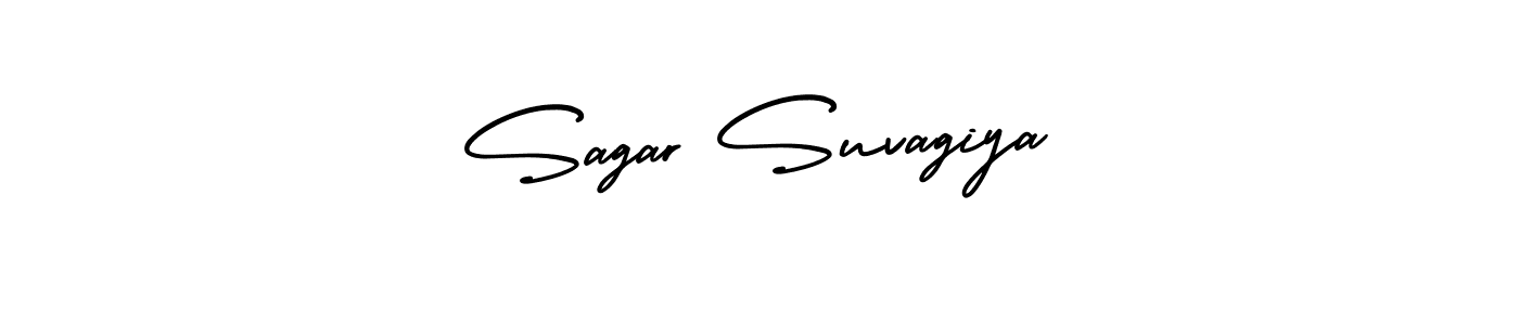 Best and Professional Signature Style for Sagar Suvagiya. AmerikaSignatureDemo-Regular Best Signature Style Collection. Sagar Suvagiya signature style 3 images and pictures png