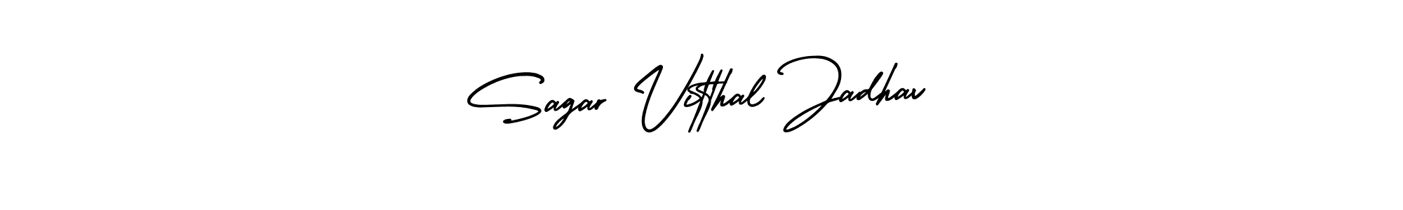 It looks lik you need a new signature style for name Sagar Vitthal Jadhav. Design unique handwritten (AmerikaSignatureDemo-Regular) signature with our free signature maker in just a few clicks. Sagar Vitthal Jadhav signature style 3 images and pictures png