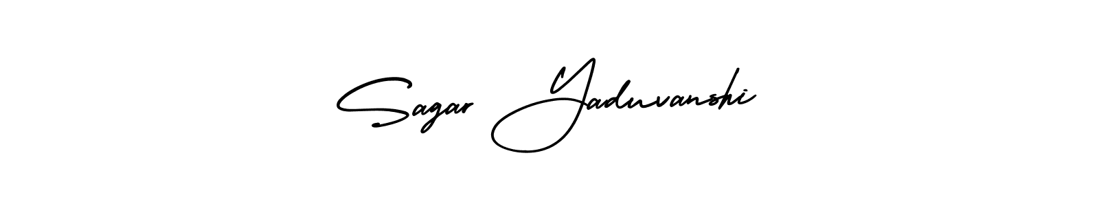 Similarly AmerikaSignatureDemo-Regular is the best handwritten signature design. Signature creator online .You can use it as an online autograph creator for name Sagar Yaduvanshi. Sagar Yaduvanshi signature style 3 images and pictures png