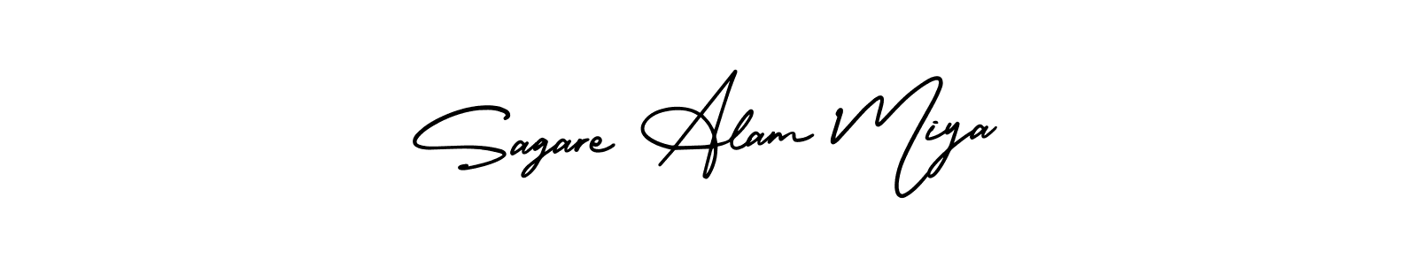 It looks lik you need a new signature style for name Sagare Alam Miya. Design unique handwritten (AmerikaSignatureDemo-Regular) signature with our free signature maker in just a few clicks. Sagare Alam Miya signature style 3 images and pictures png