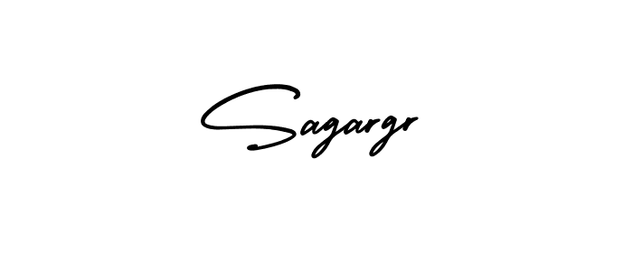 How to make Sagargr name signature. Use AmerikaSignatureDemo-Regular style for creating short signs online. This is the latest handwritten sign. Sagargr signature style 3 images and pictures png