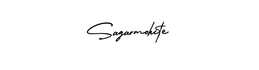 Sagarmohite stylish signature style. Best Handwritten Sign (AmerikaSignatureDemo-Regular) for my name. Handwritten Signature Collection Ideas for my name Sagarmohite. Sagarmohite signature style 3 images and pictures png