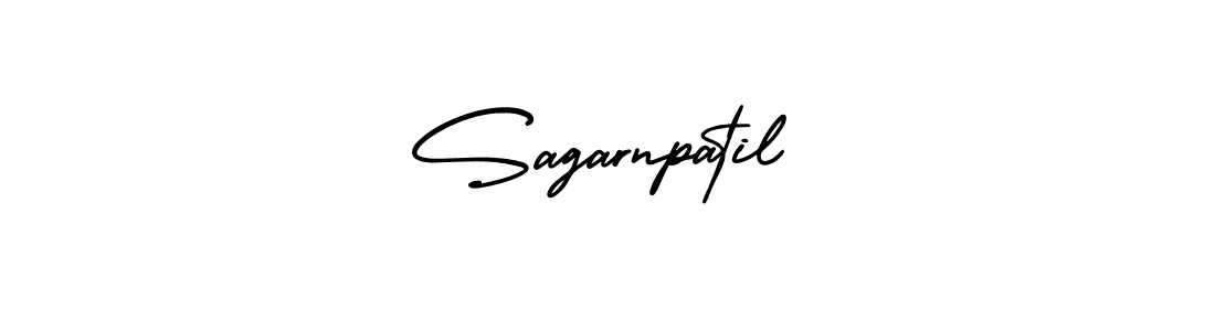 Make a beautiful signature design for name Sagarnpatil. With this signature (AmerikaSignatureDemo-Regular) style, you can create a handwritten signature for free. Sagarnpatil signature style 3 images and pictures png