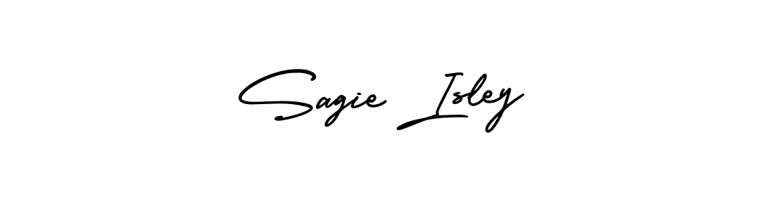 How to Draw Sagie Isley signature style? AmerikaSignatureDemo-Regular is a latest design signature styles for name Sagie Isley. Sagie Isley signature style 3 images and pictures png