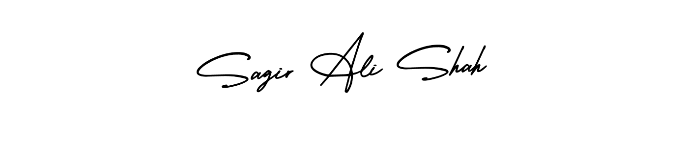 How to make Sagir Ali Shah signature? AmerikaSignatureDemo-Regular is a professional autograph style. Create handwritten signature for Sagir Ali Shah name. Sagir Ali Shah signature style 3 images and pictures png