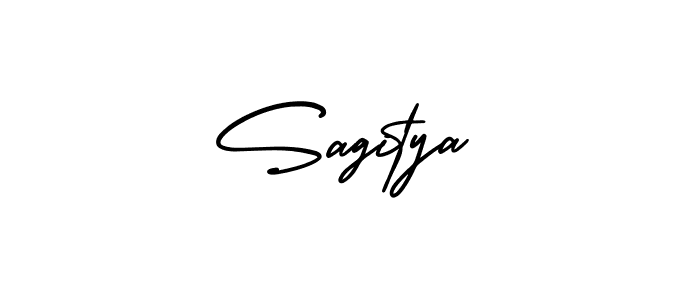 Make a beautiful signature design for name Sagitya. With this signature (AmerikaSignatureDemo-Regular) style, you can create a handwritten signature for free. Sagitya signature style 3 images and pictures png