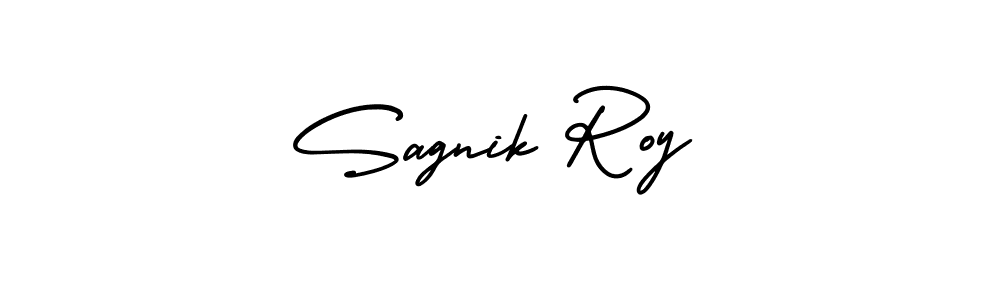 Make a beautiful signature design for name Sagnik Roy. Use this online signature maker to create a handwritten signature for free. Sagnik Roy signature style 3 images and pictures png