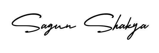 Similarly AmerikaSignatureDemo-Regular is the best handwritten signature design. Signature creator online. You can use it as an online autograph creator for name Sagun Shakya. Sagun Shakya signature style 3 images and pictures png