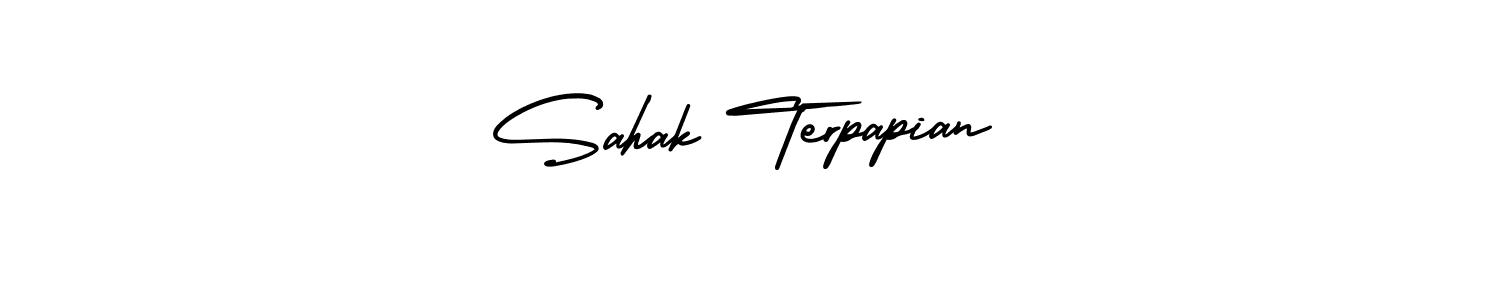 You can use this online signature creator to create a handwritten signature for the name Sahak Terpapian. This is the best online autograph maker. Sahak Terpapian signature style 3 images and pictures png