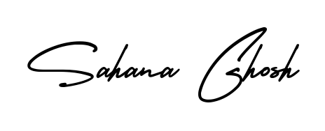 Generate high-definition signature styles for Sahana Ghosh. The AmerikaSignatureDemo-Regular typeface ensures crisp legibility and sophisticated design. Sahana Ghosh signature style 3 images and pictures png