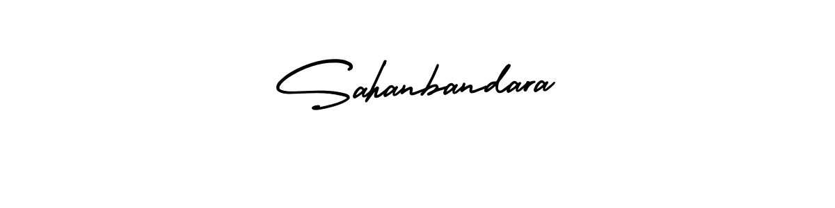 Similarly AmerikaSignatureDemo-Regular is the best handwritten signature design. Signature creator online .You can use it as an online autograph creator for name Sahanbandara. Sahanbandara signature style 3 images and pictures png