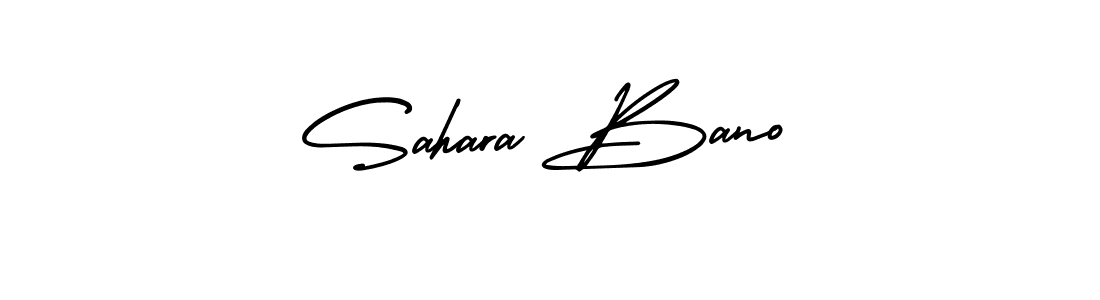 It looks lik you need a new signature style for name Sahara Bano. Design unique handwritten (AmerikaSignatureDemo-Regular) signature with our free signature maker in just a few clicks. Sahara Bano signature style 3 images and pictures png