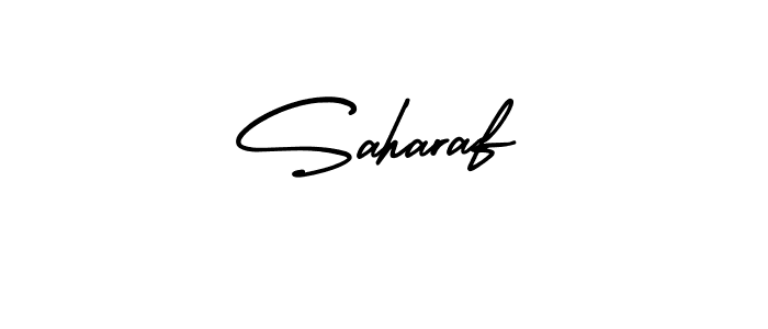 Design your own signature with our free online signature maker. With this signature software, you can create a handwritten (AmerikaSignatureDemo-Regular) signature for name Saharaf. Saharaf signature style 3 images and pictures png
