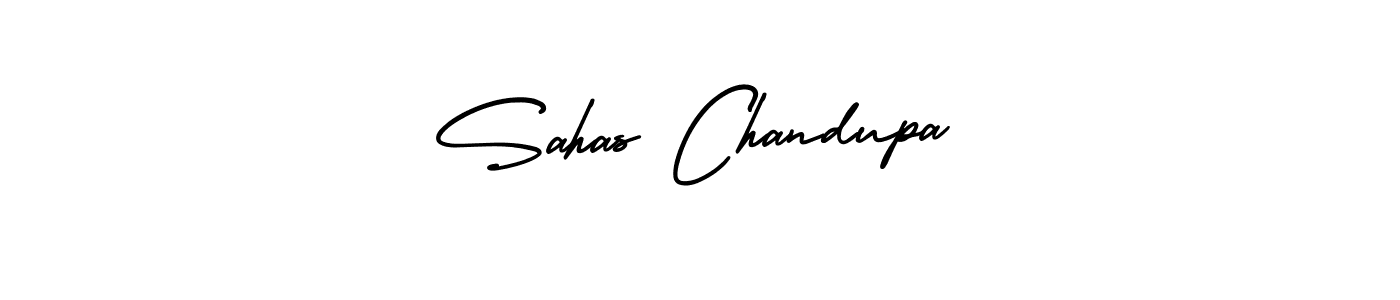 Make a beautiful signature design for name Sahas Chandupa. Use this online signature maker to create a handwritten signature for free. Sahas Chandupa signature style 3 images and pictures png