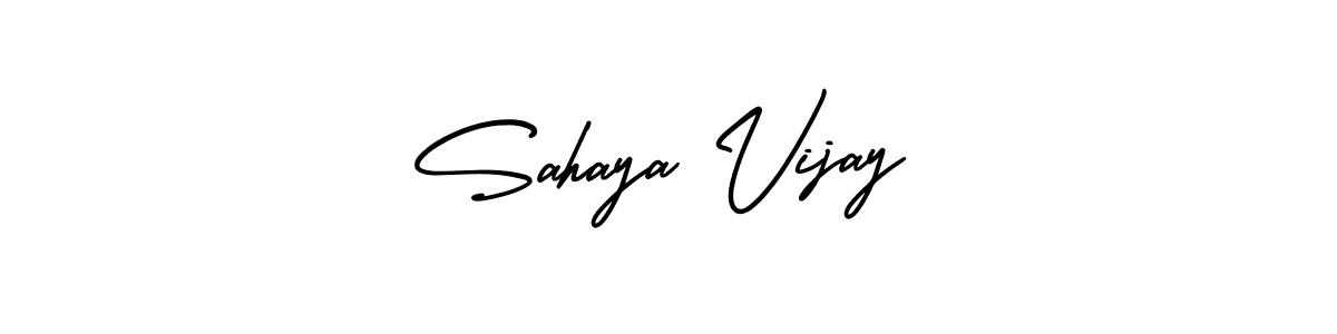 This is the best signature style for the Sahaya Vijay name. Also you like these signature font (AmerikaSignatureDemo-Regular). Mix name signature. Sahaya Vijay signature style 3 images and pictures png